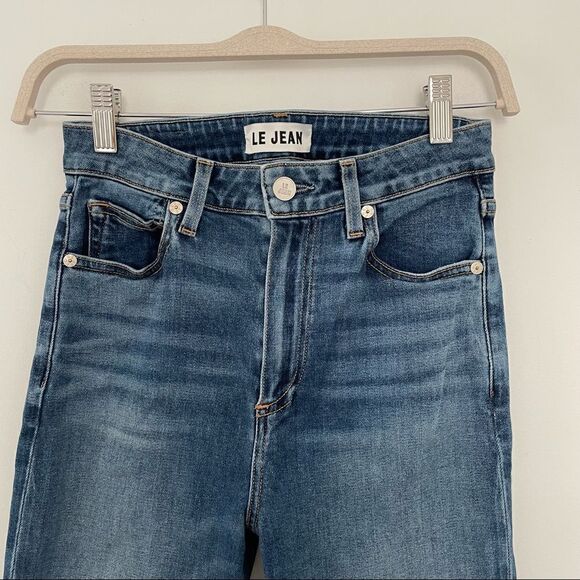 LE JEAN High Rise Sabine Straight in Ava Wash - Picture 2 of 8